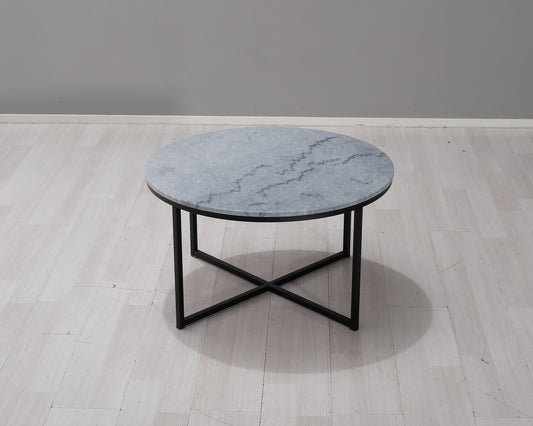 Soffbord rund marmor