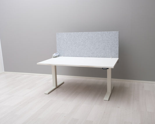 Empire valkoinen sähköpöytä 140x80 cm