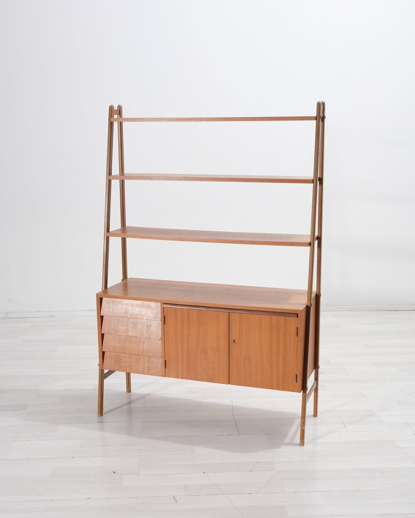 Teakbokhylla 50/60-tal
