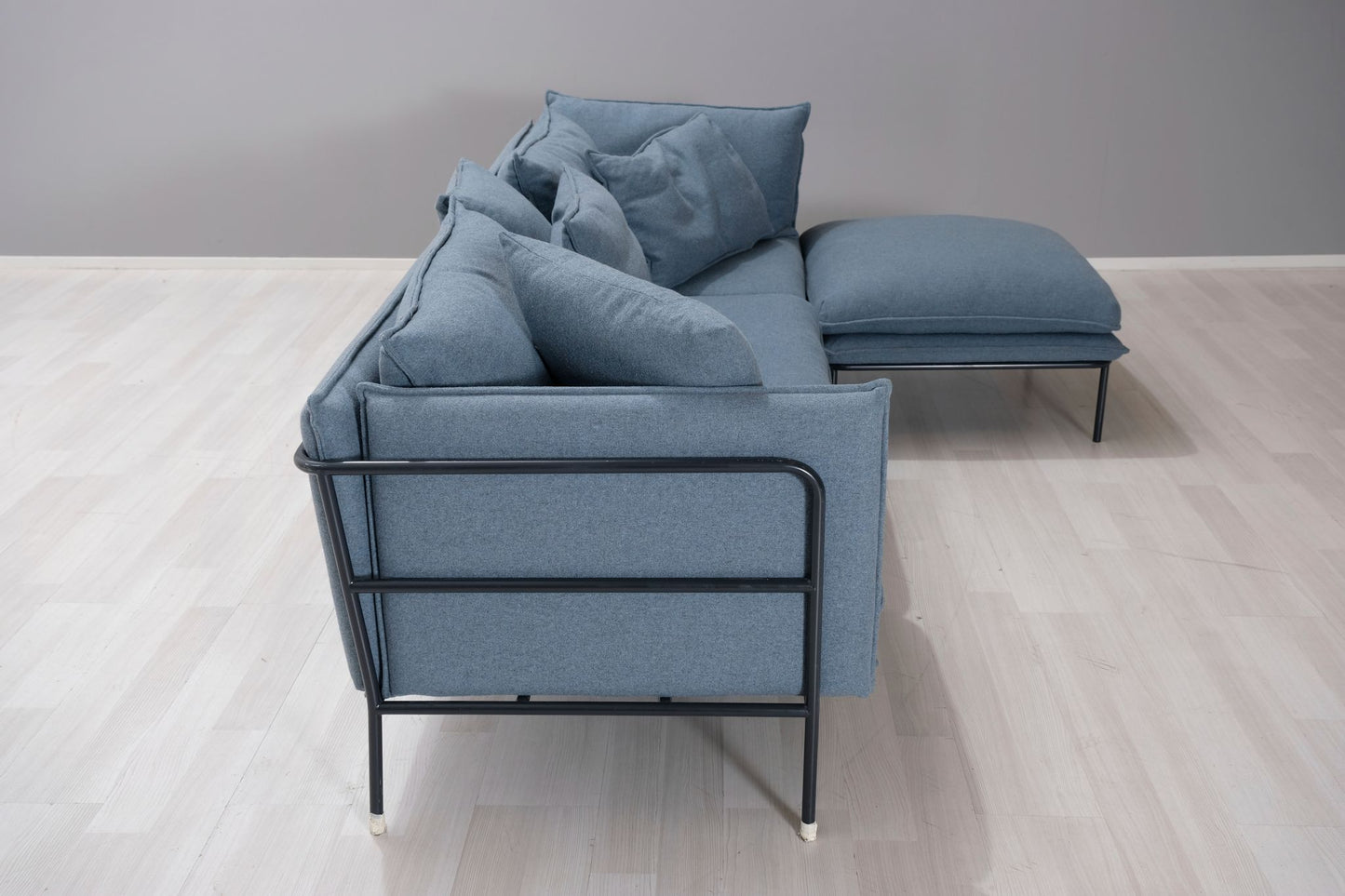 Soffa + fotpall