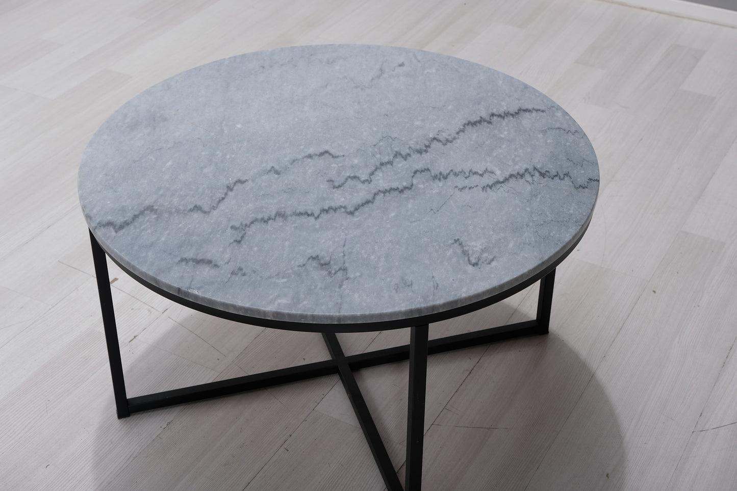 Soffbord rund marmor
