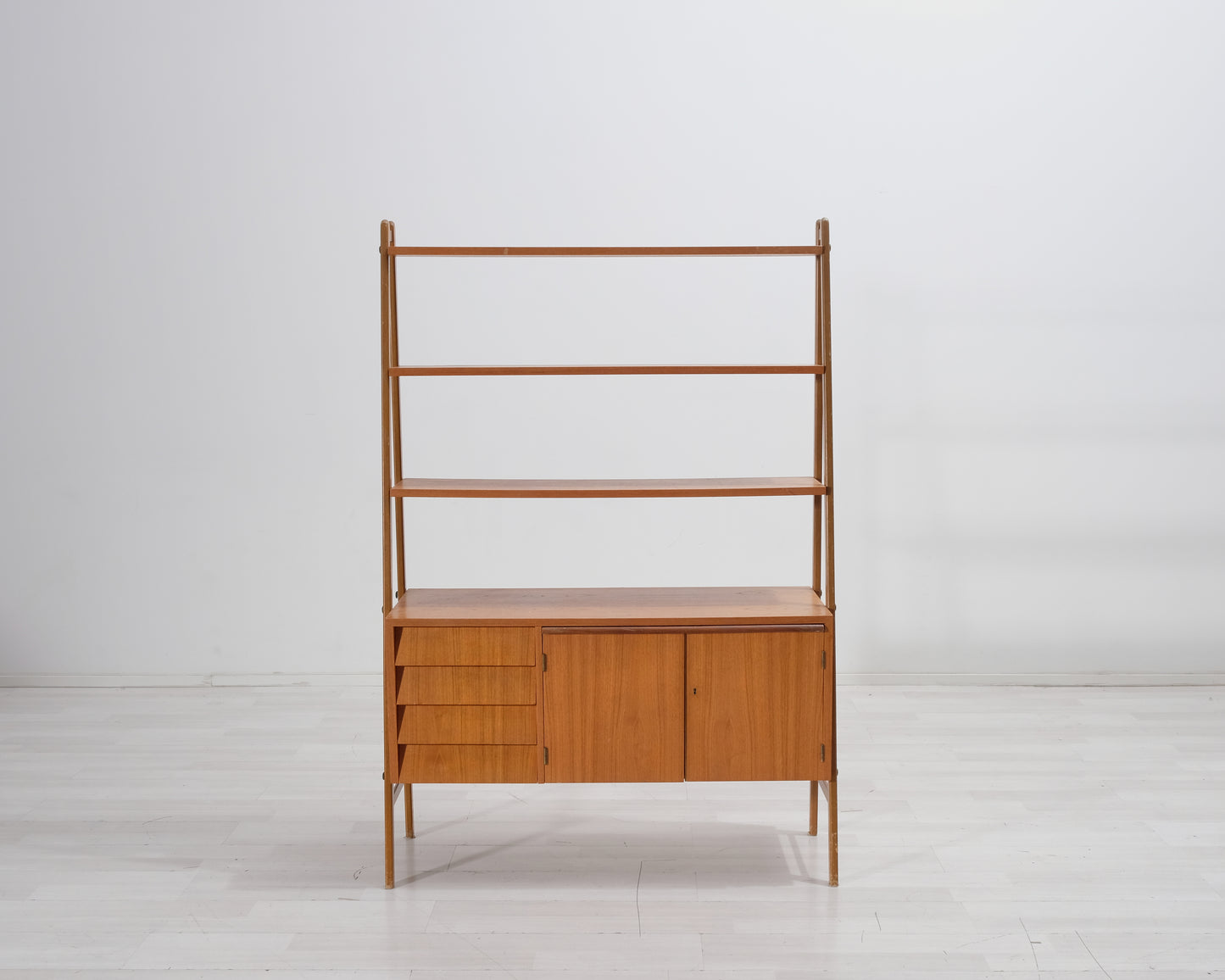 Teakbokhylla 50/60-tal