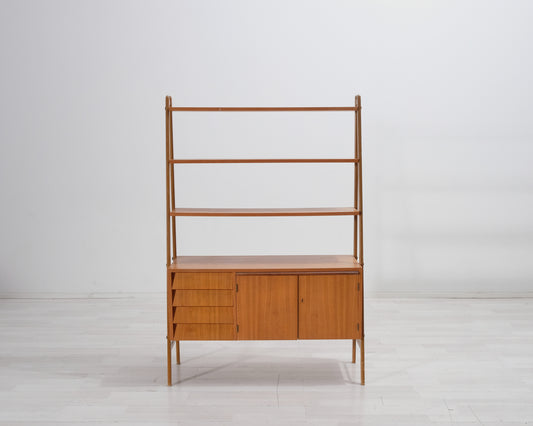 Teakbokhylla 50/60-tal