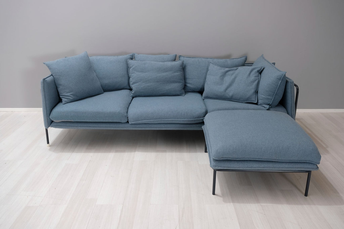 Soffa + fotpall