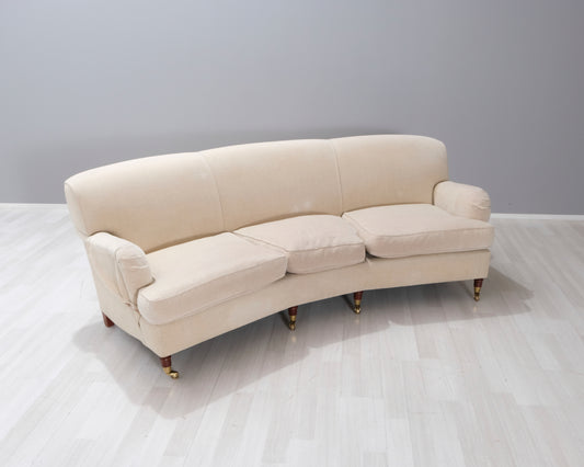 Howard classic 3sits soffa svängd. Beige