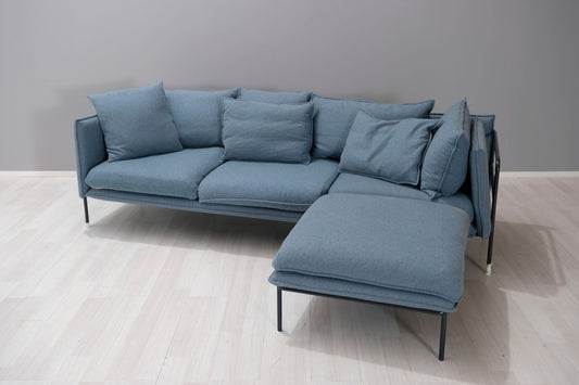 Soffa + fotpall