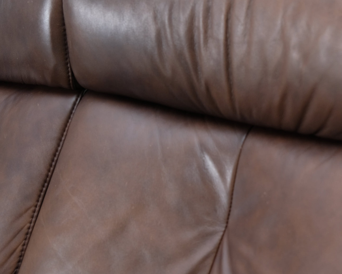 Ekornes 3-istuttava mekanismisohva ruskea